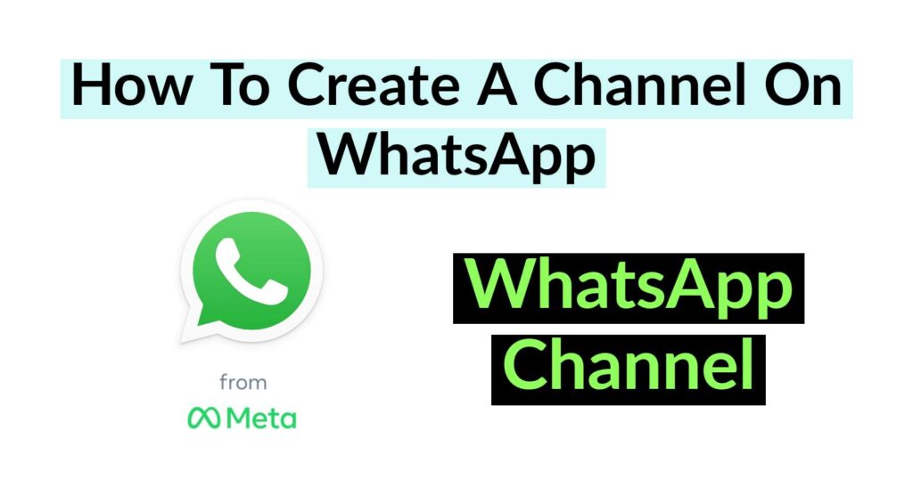 How to create a channel on WhatsApp